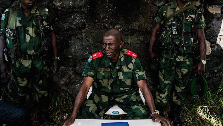 Le général Lucien Bahuma Ambamba. Photo © Timo Mueller.