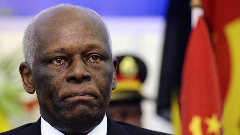 Jose Eduardo Dos Santos, président de l'Angola. Photo © Bloomberg.