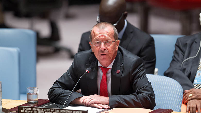 Martin Kobler, Représentant spécial du Secrétaire général des Nations unies. Photo © UN Photo/Loey Felipe.
