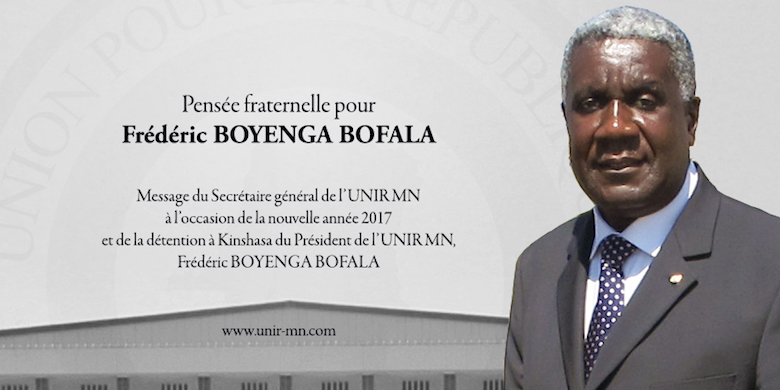 Frédéric BOYENGA BOFALA, Président de l’UNIR MN.