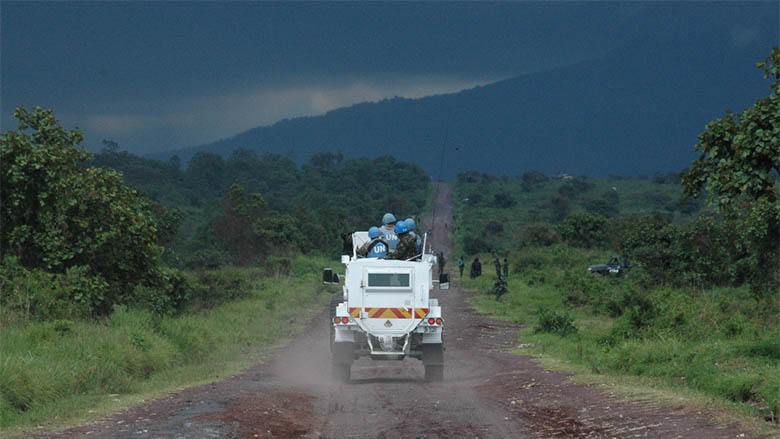 Vehicule de la MONUSCO. Photo © MONUSCO.