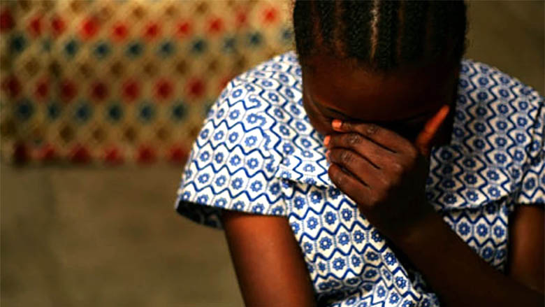Une victime de viol au Kivu. Photo © theguardian.