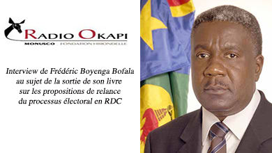 Fréderic Boyenga Bofala publie un livre sur les propositions à la relance du processus électoral en RDC